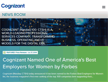 Tablet Screenshot of news.cognizant.com